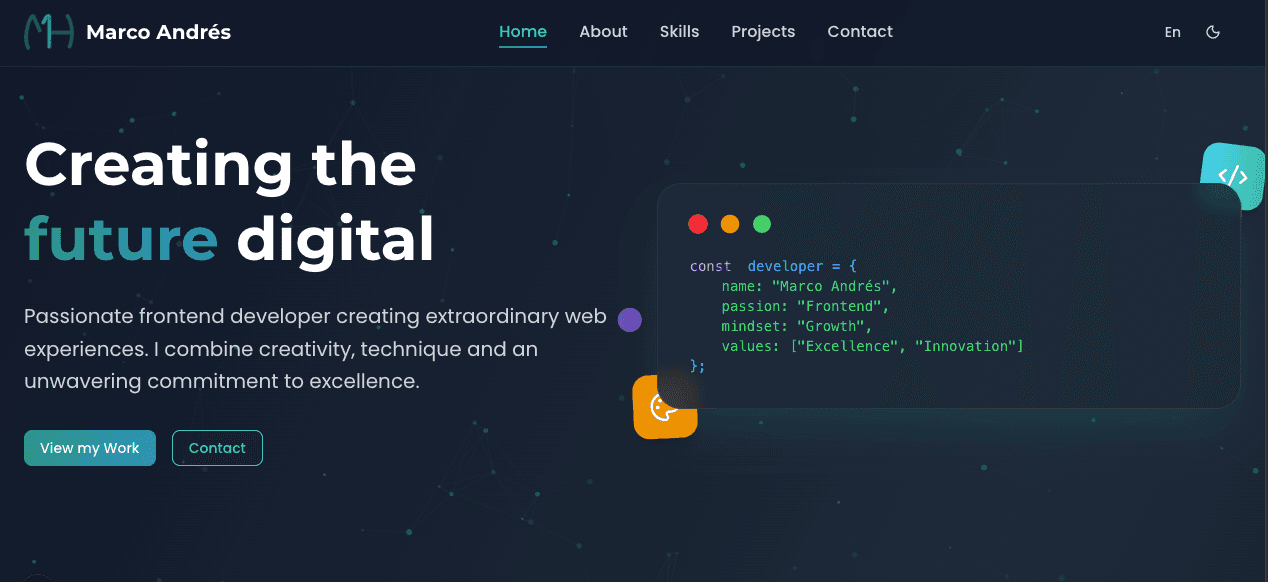 imagen del proyecto: Professional Portfolio